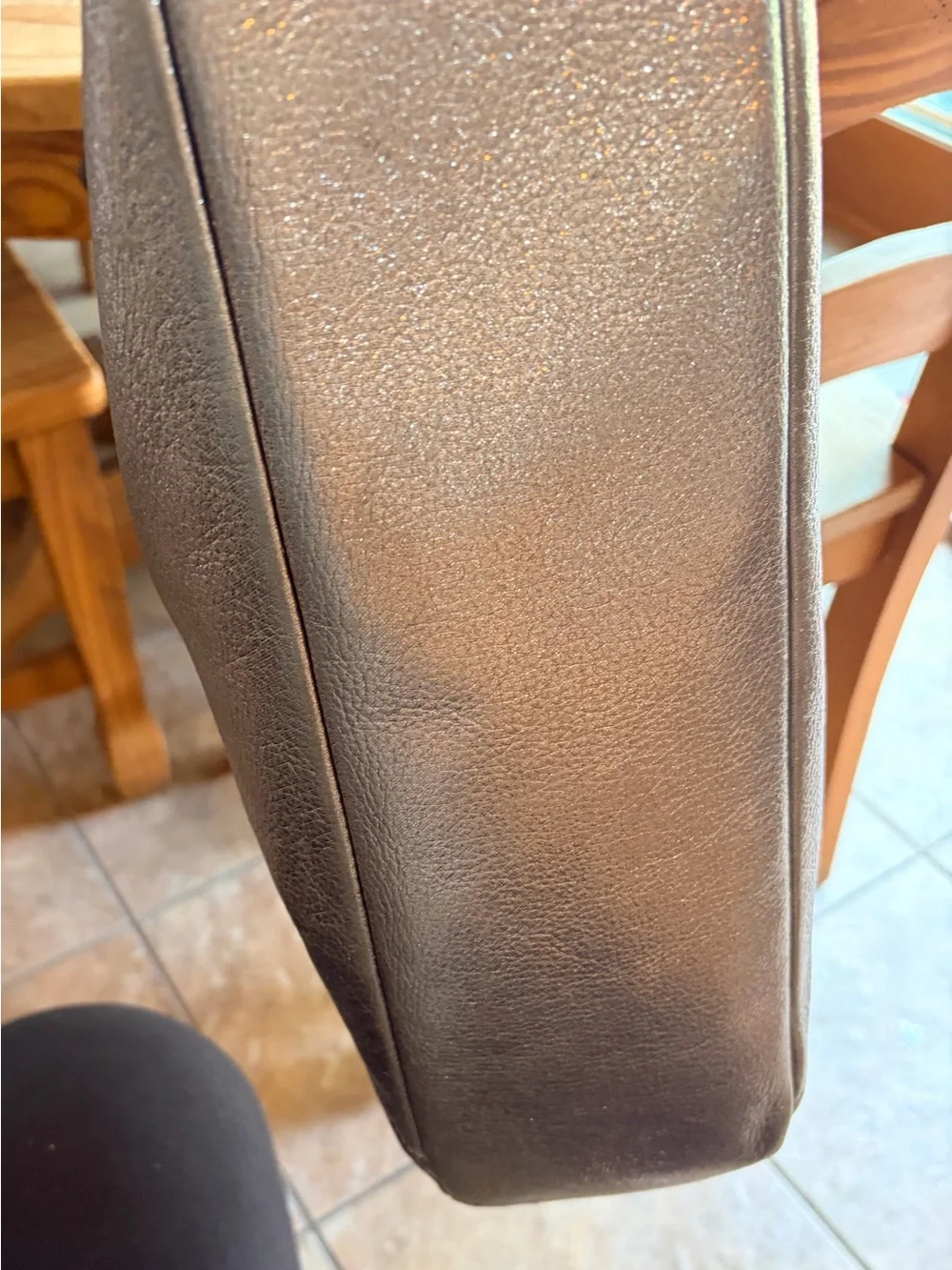 Kate Spade silver /bronze medium bag